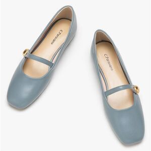 C.Paravano Women’s Mary Jane Shoes | Square Toe Ballet Flats Size 10